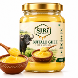 Home buffalo ghee premium product display 500gm