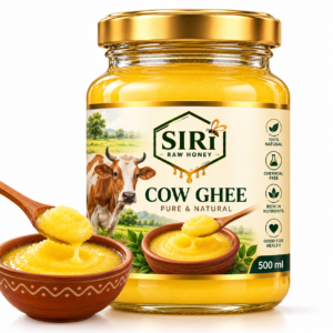 Home siri cow ghee product showcase 500 ml